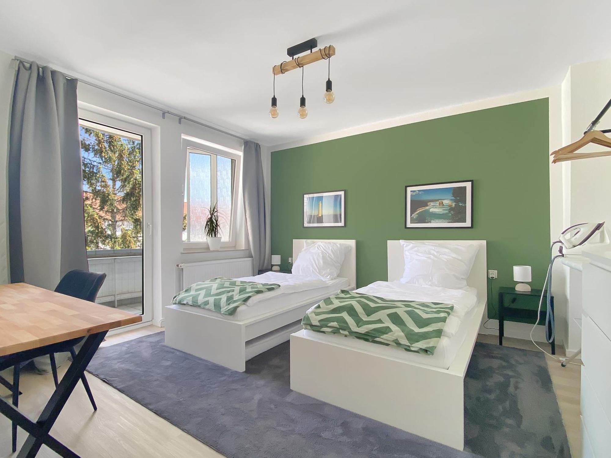 In Der Mit Zwei Balkonen Apartment